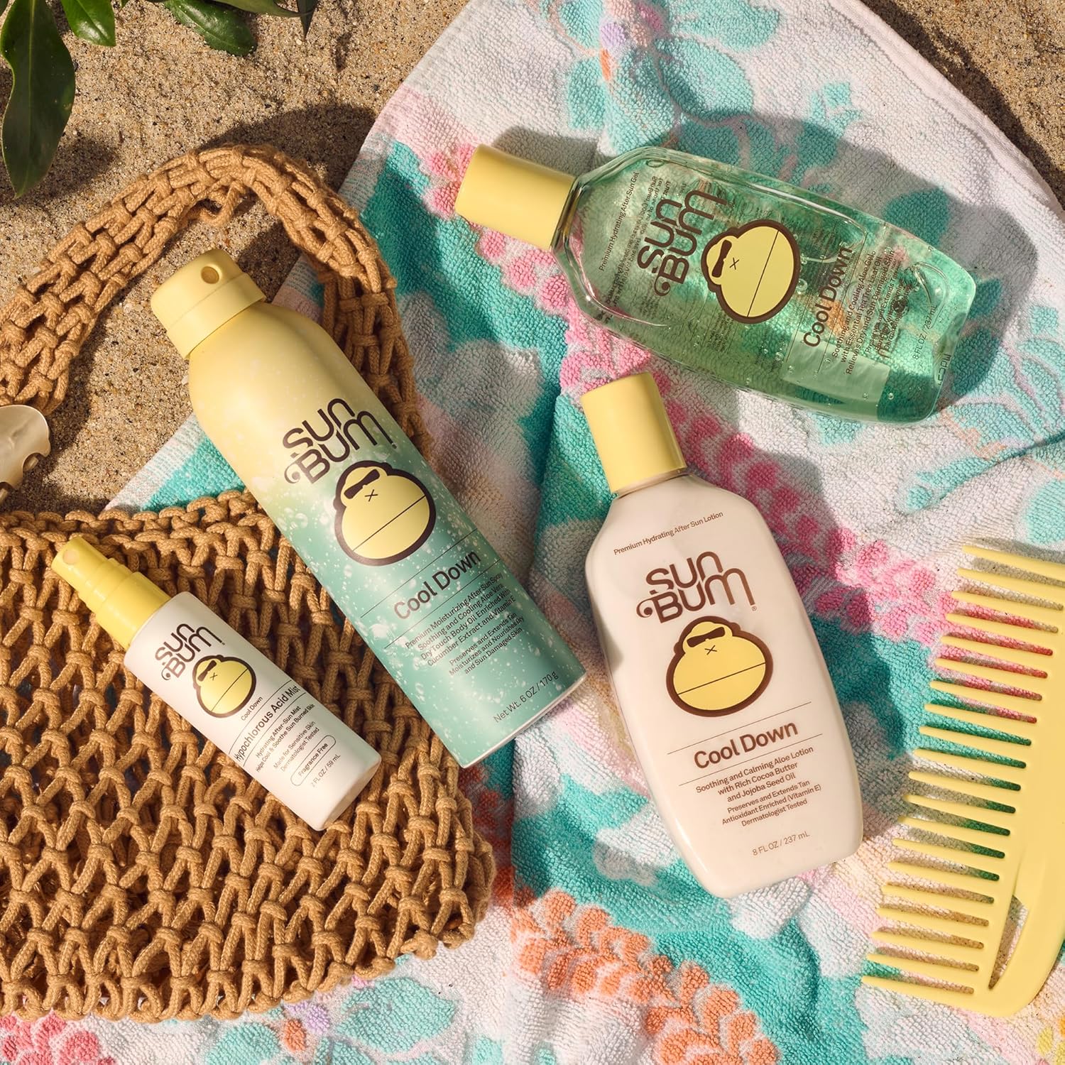 Sun Bum Cool Down Gel – Vegan Sunburn Relief for Your Nightly Skincare Routine