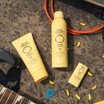 Sun Bum Kids SPF 50 Clear Face Stick – Reef-Safe Sunscreen for Beach Days, Pool Trips, and Playground Play