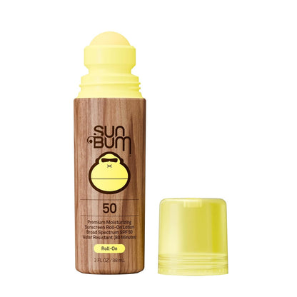 Sun Bum Original SPF 50 Roll-On Sunscreen - Reef-Safe Travel Size SPF for Hawaii Vacations, Caribbean Getaways, and Weekend Bags