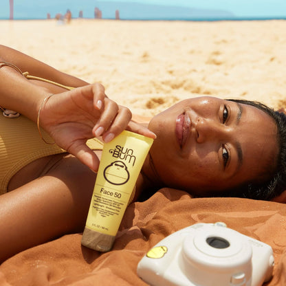 Sun Bum SPF 50 Face Lotion - Sensitive Skin Safe Sun Care - Oxybenzone and Paraben Free Lotion 3 oz