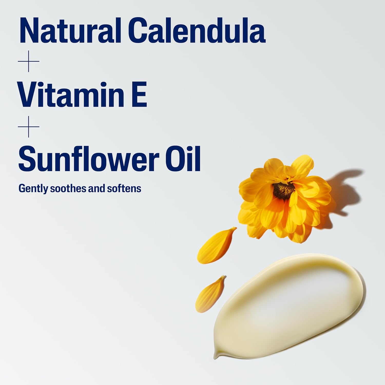 sunflower seed oil with unsaturated acids to soften skin