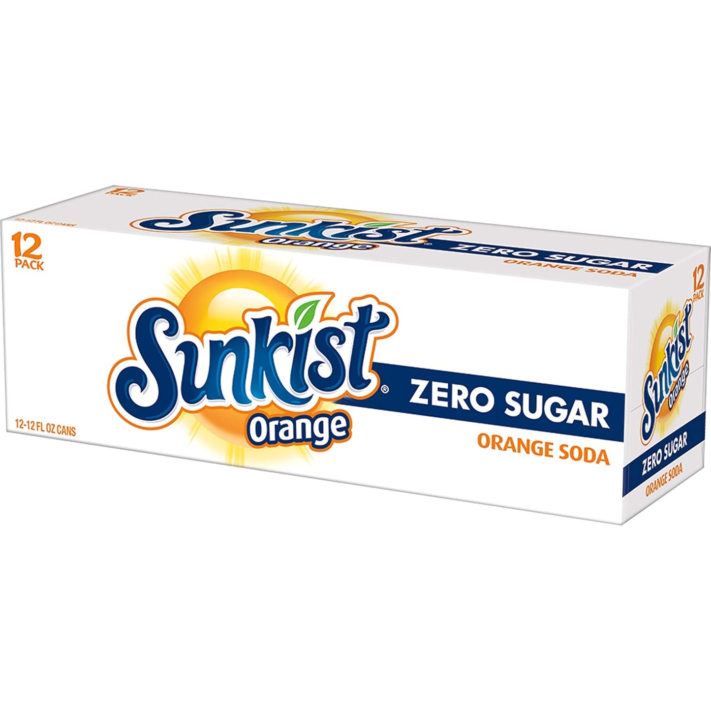 Sunkist Zero Sugar Orange Soda – Caffeinated Afternoon Pick-Me-Up for the Home Office