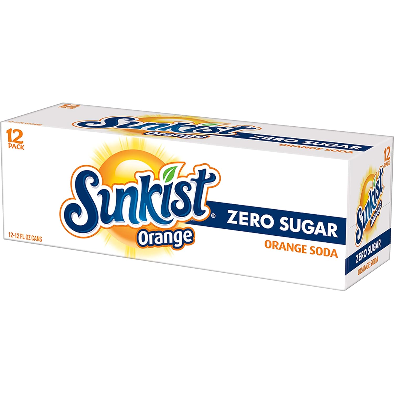 Sunkist Zero Sugar Orange Soda – Caffeinated Afternoon Pick-Me-Up for the Home Office