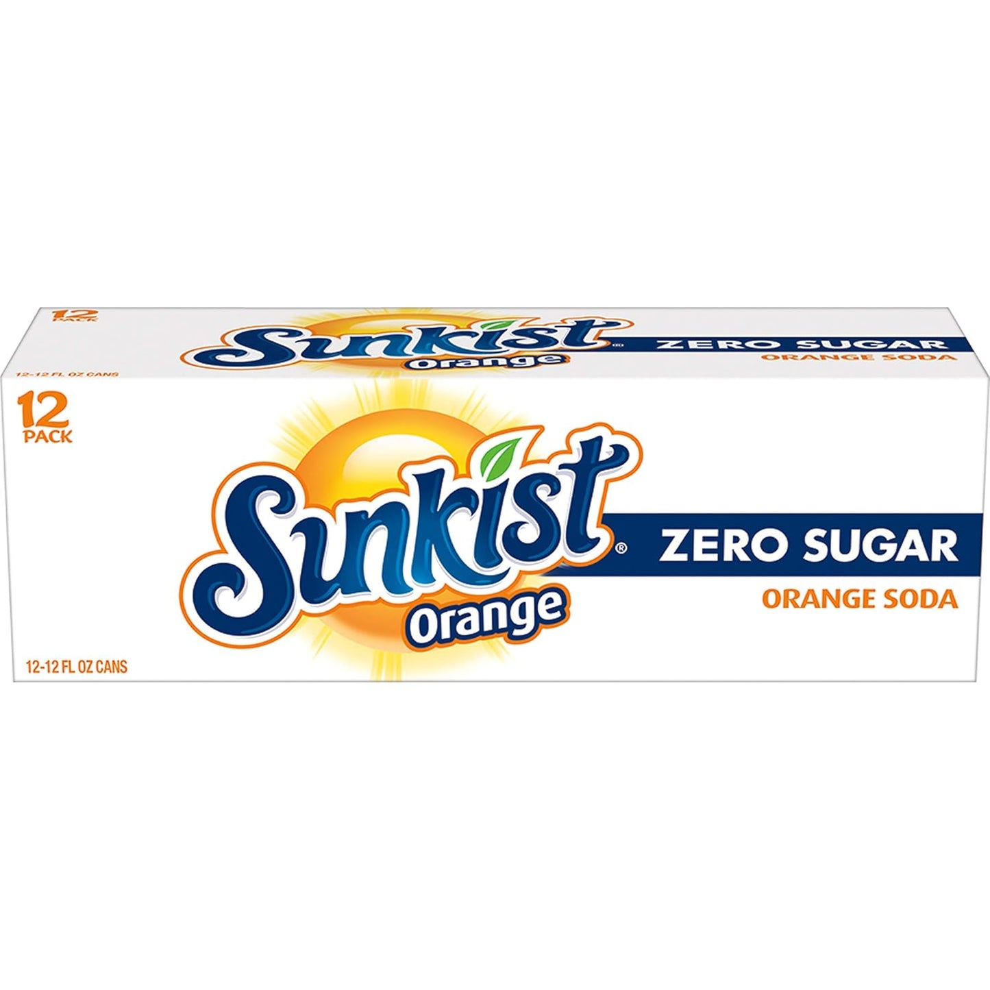 Sunkist Zero Sugar Orange Soda – Caffeinated Afternoon Pick-Me-Up for the Home Office
