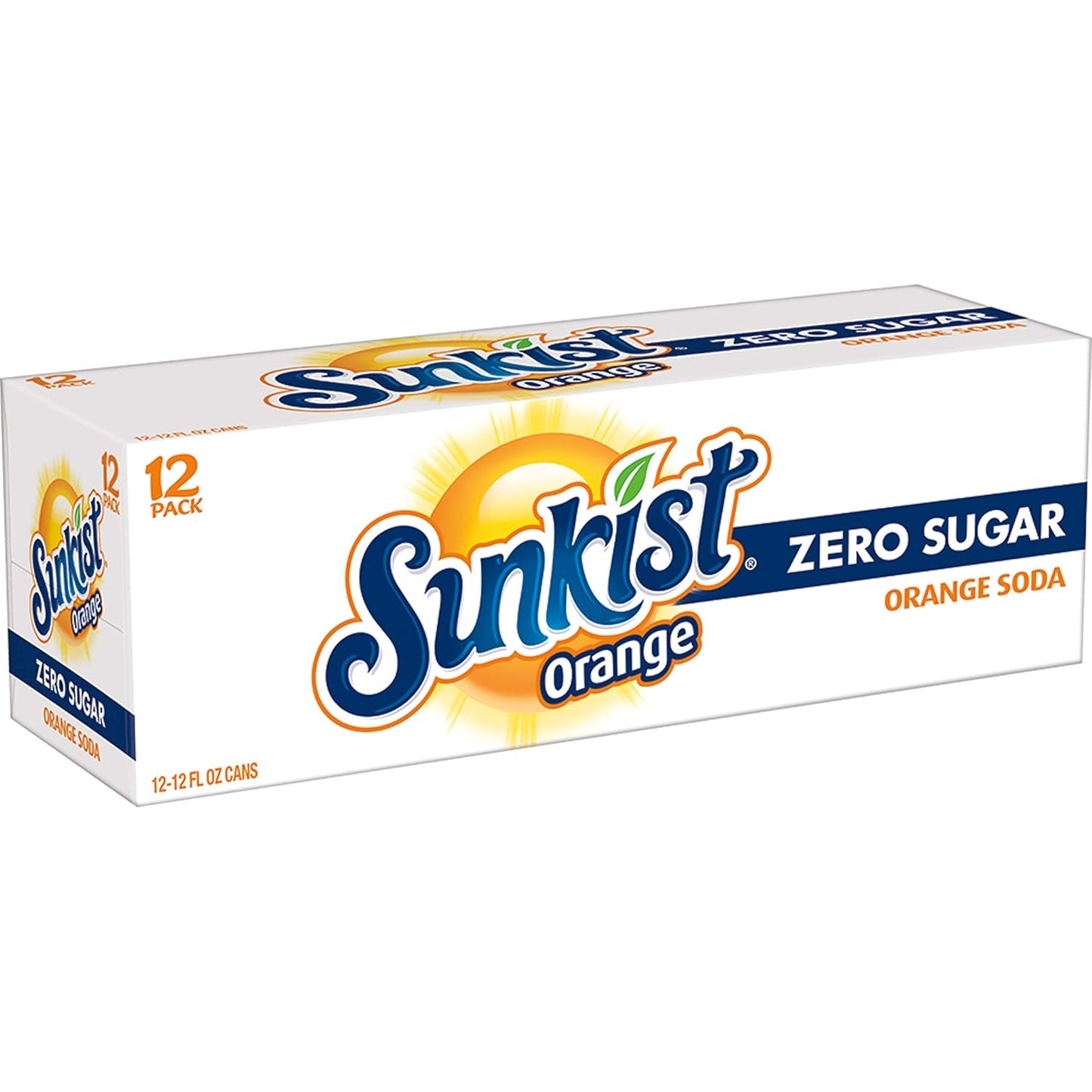 Sunkist Zero Sugar Orange Soda – Caffeinated Afternoon Pick-Me-Up for the Home Office