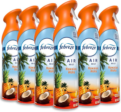 super-fine aerosol mist with particles that stay suspended in the air