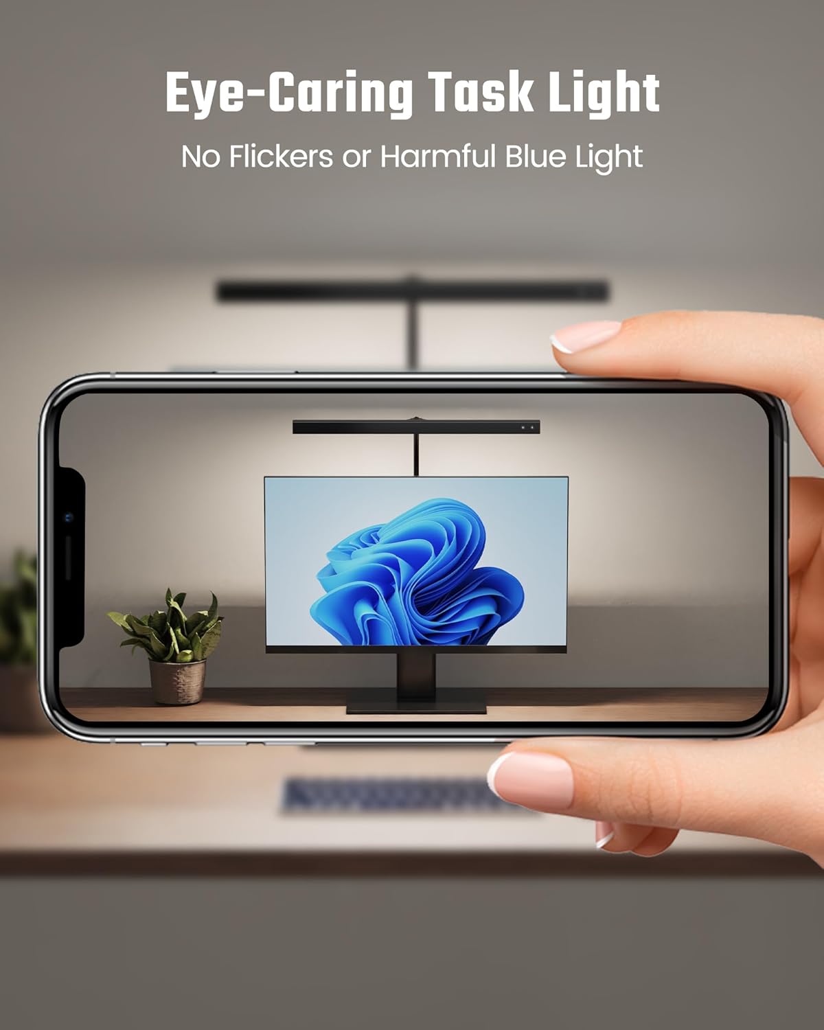 SUPERDANNY LED Desk Lamp – Modern Sculptural Gooseneck Lamp for Bedroom Office Corners
