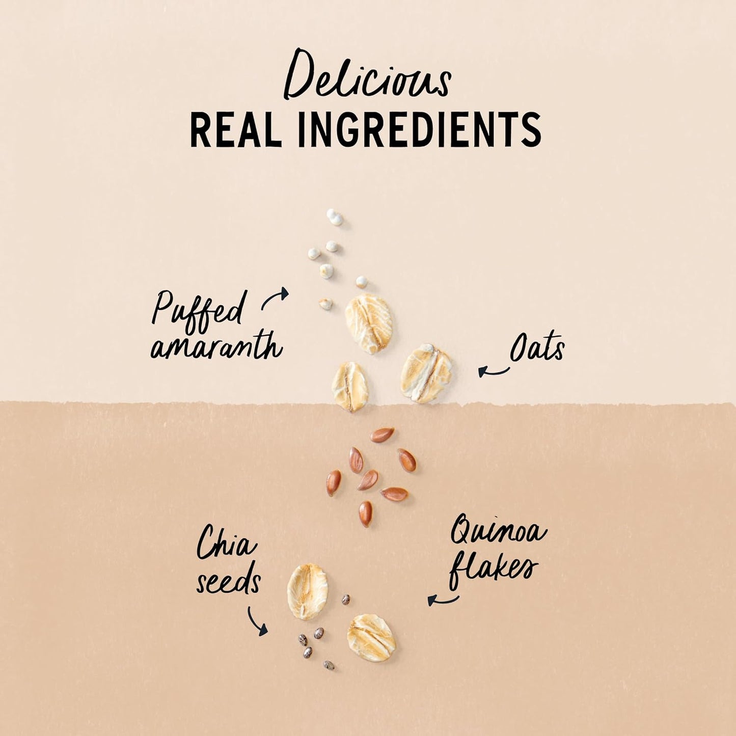 superfood blend including flax, quinoa, chia, hemp and amaranth