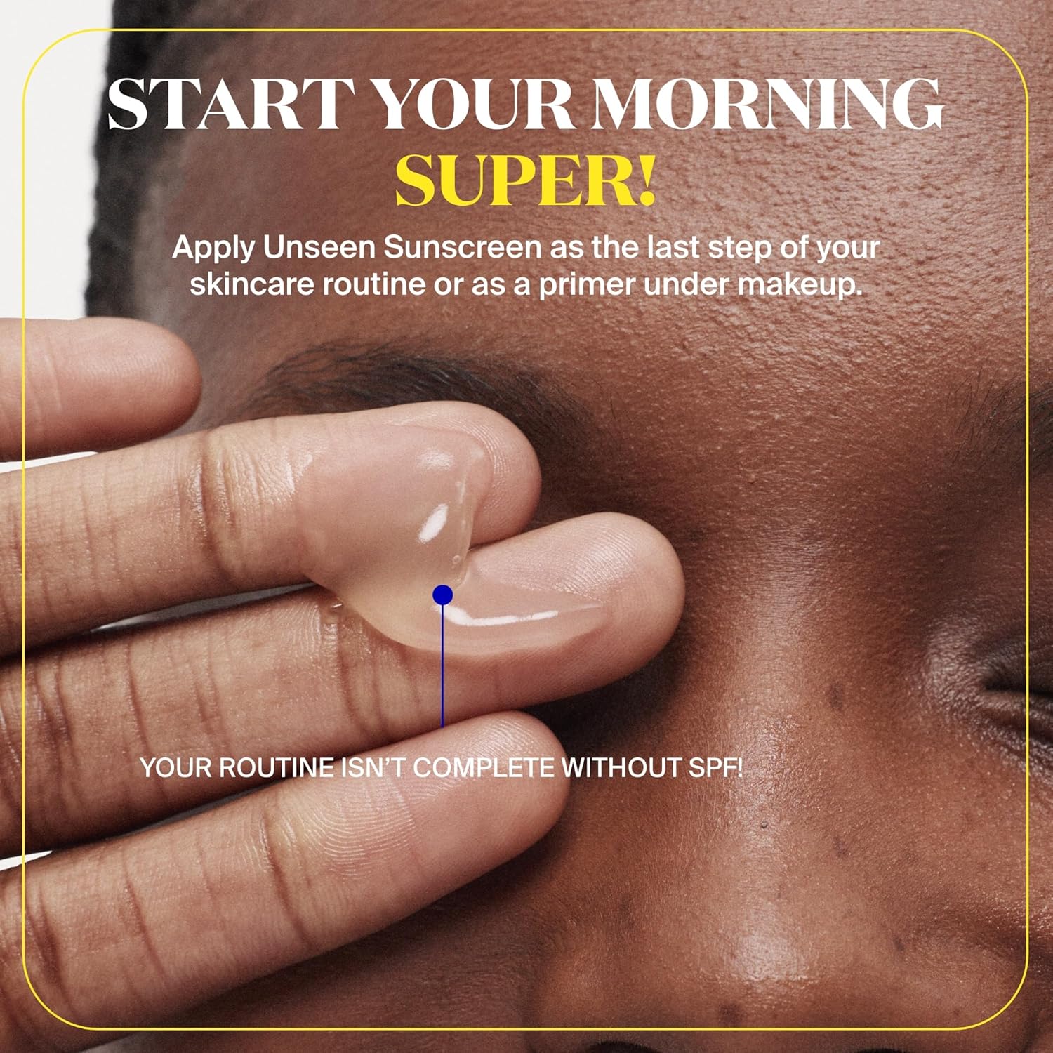 Supergoop! Unseen Sunscreen SPF 50 – Travel-Size Vacation Essential, Water-Resistant Face Lotion