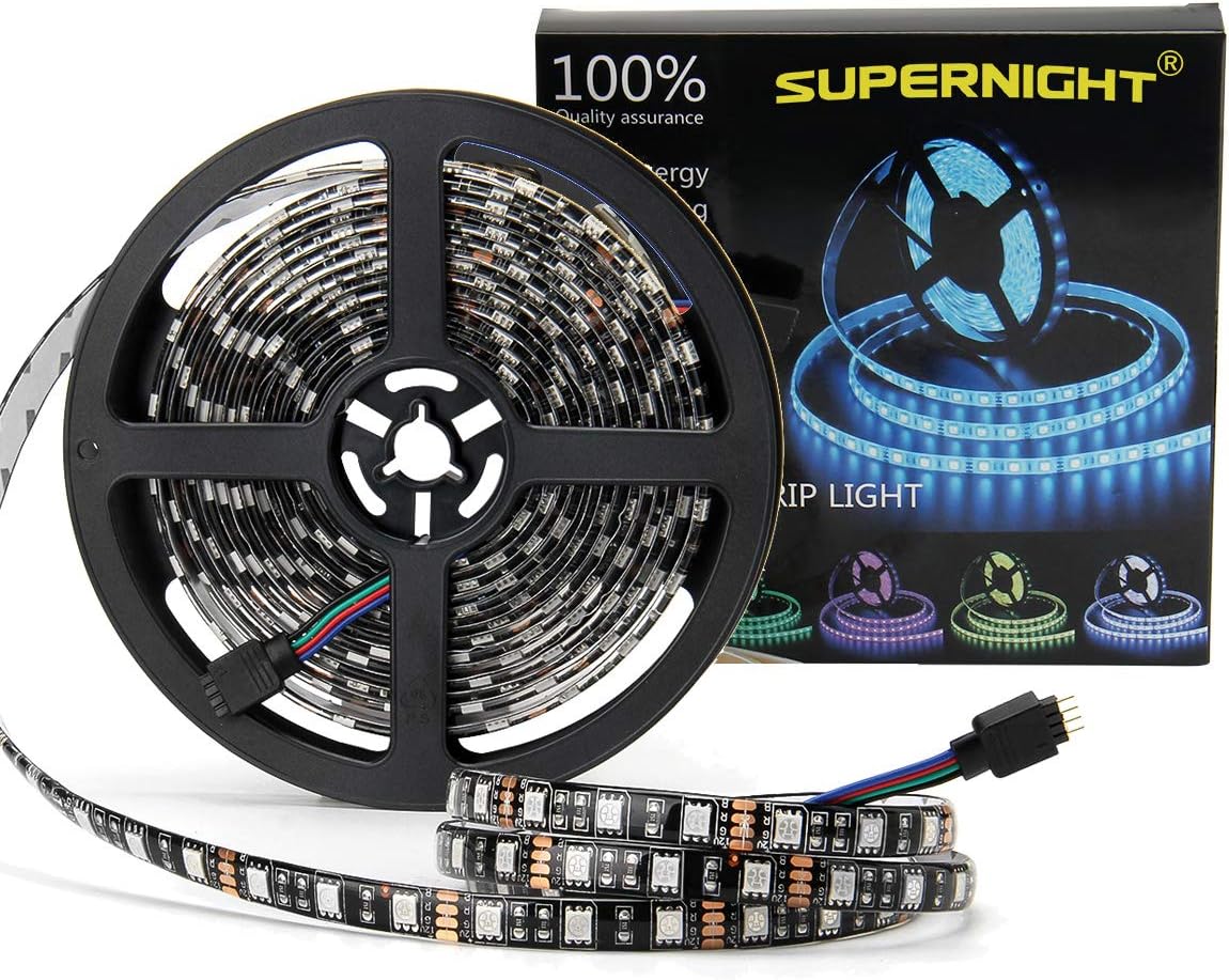 SUPERNIGHT RGB LED Strip Lights – Child Safe Low Voltage Backlighting for Kids Bedrooms and Playrooms