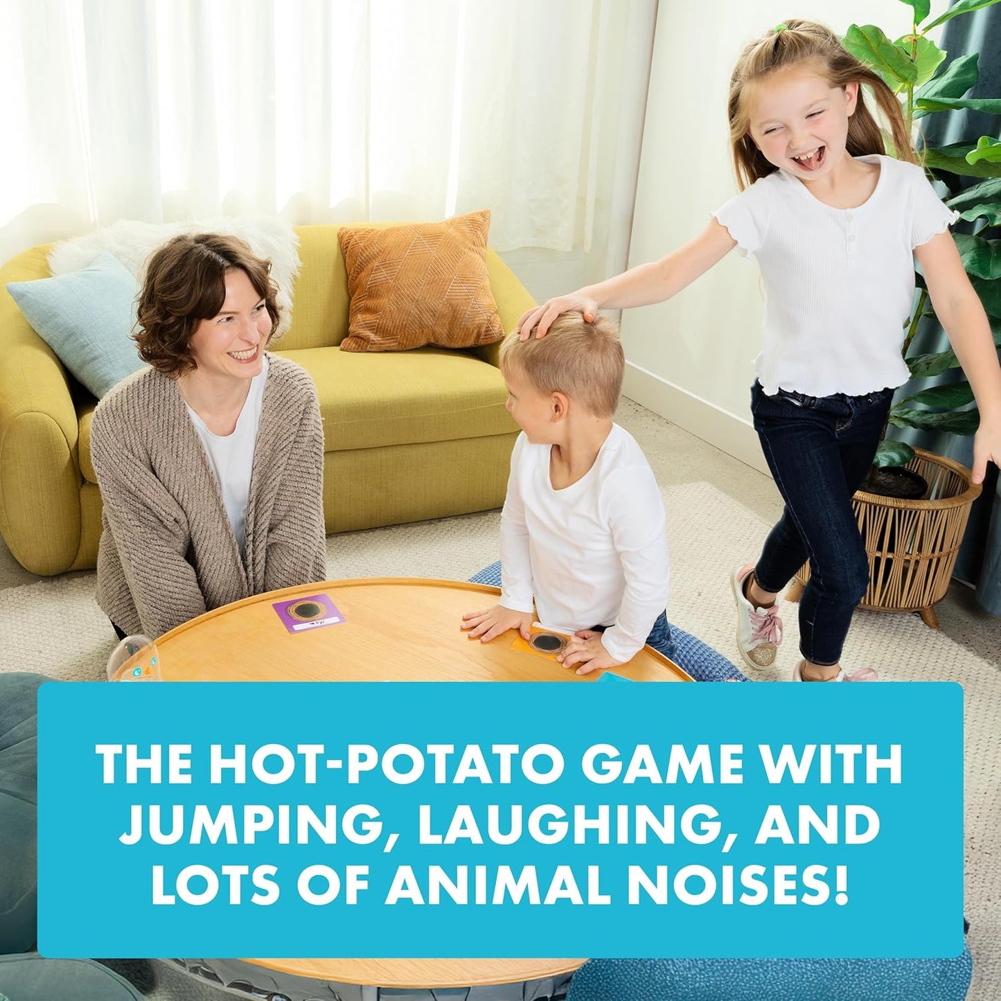 supports 2-6 players with rules simple enough for ages 4+