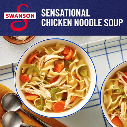 Swanson Natural Goodness Lower Sodium Chicken Broth – Heart-Healthy Pantry Staple for Low-Salt Meal Prep
