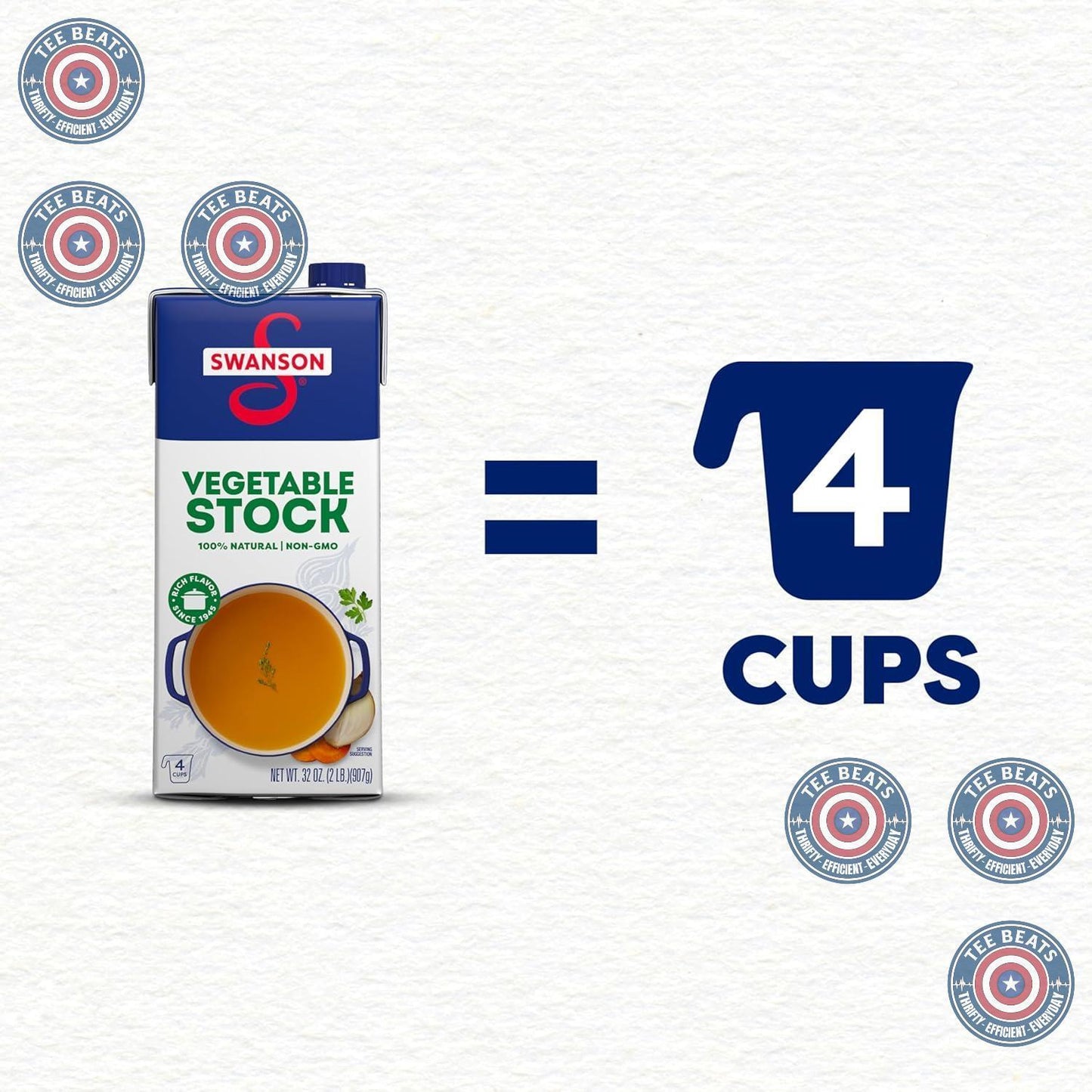 Swanson Vegetable Stock 32 oz – Clean-Label Pantry Staple for Mindful Home Cooking