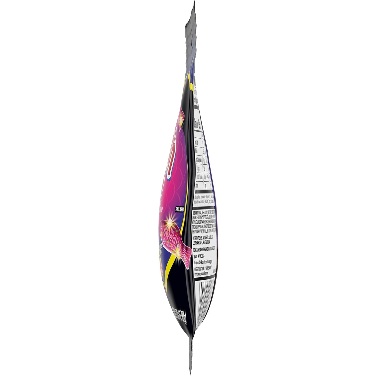 SWEDISH FISH Mini Glow Ups Gummy Candy – Novelty Glow Gift for Tween Birthday Parties, Bulk 12-Pack of 3.08 oz Blacklight Treat Bags