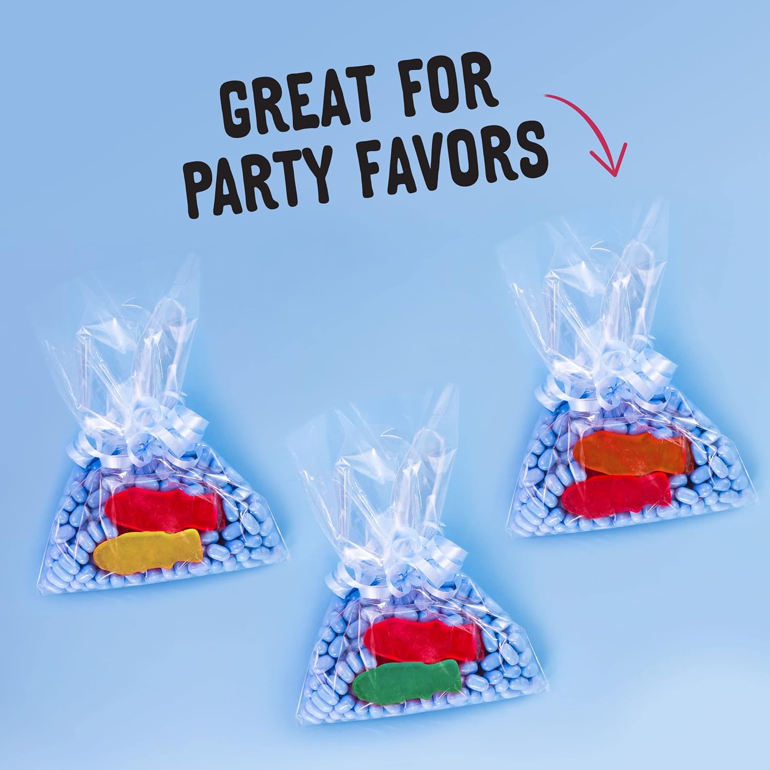 Swedish Fish Mini Gummy Candy – Grab-and-Go Desk Drawer Snack for Reception Counters and Receptionist Stations, Bulk 24 Pack