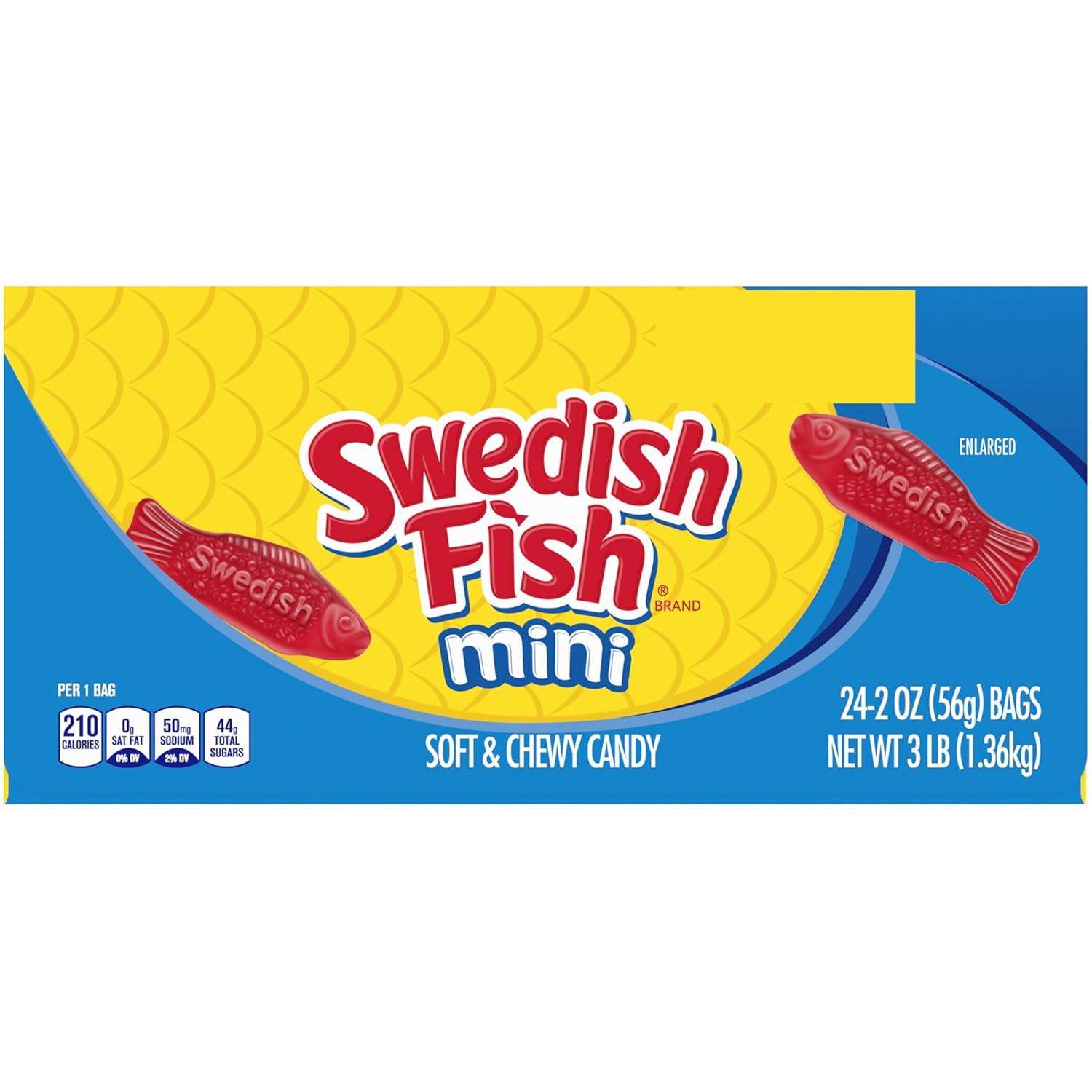 Swedish Fish Mini Gummy Variety – Holiday Hostess Gift and Birthday Gift for Her with Five Flavor Options, 24 Pack