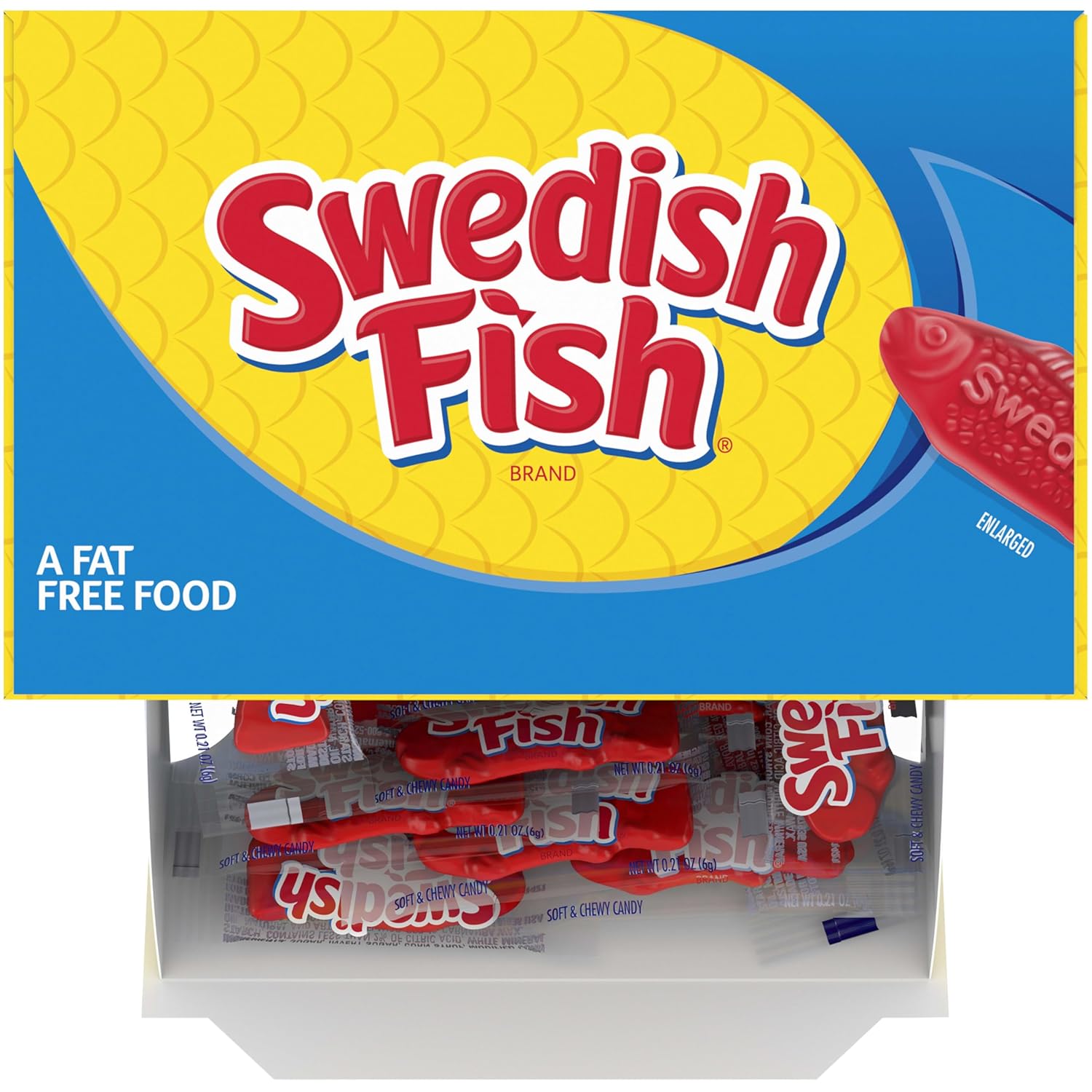 SWEDISH FISH Soft & Chewy Bulk Candy – Classroom Celebration Treats and Playroom Snack Bowl for Children, 240 Count