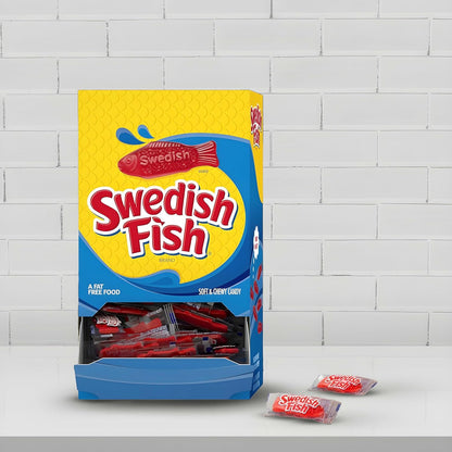 SWEDISH FISH Soft & Chewy Bulk Candy – Classroom Celebration Treats and Playroom Snack Bowl for Children, 240 Count