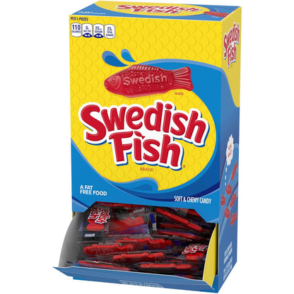 SWEDISH FISH Soft & Chewy Bulk Candy – Classroom Celebration Treats and Playroom Snack Bowl for Children, 240 Count