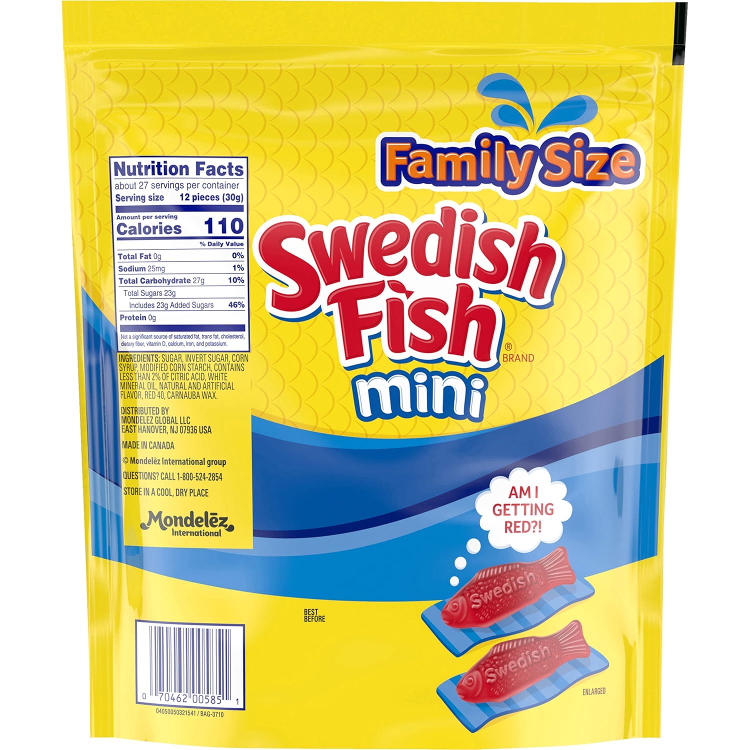 SWEDISH FISH Soft & Chewy Candy Halloween Trick or Treat Handouts for Kids, Bulk 12 Pack 3.1 oz Boxes