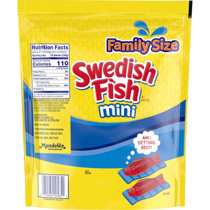 SWEDISH FISH Soft & Chewy Candy Halloween Trick or Treat Handouts for Kids, Bulk 12 Pack 3.1 oz Boxes