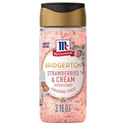 sweet strawberry and cream flavor blend with real strawberry powder and cream (milk)
