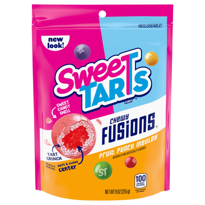 SweeTARTS Mini Chewy Candy – Guilt-Free Treat Without Artificial Sweeteners, 12 oz