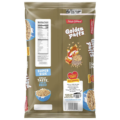 sweetened puffed wheat with caramelized golden flavor