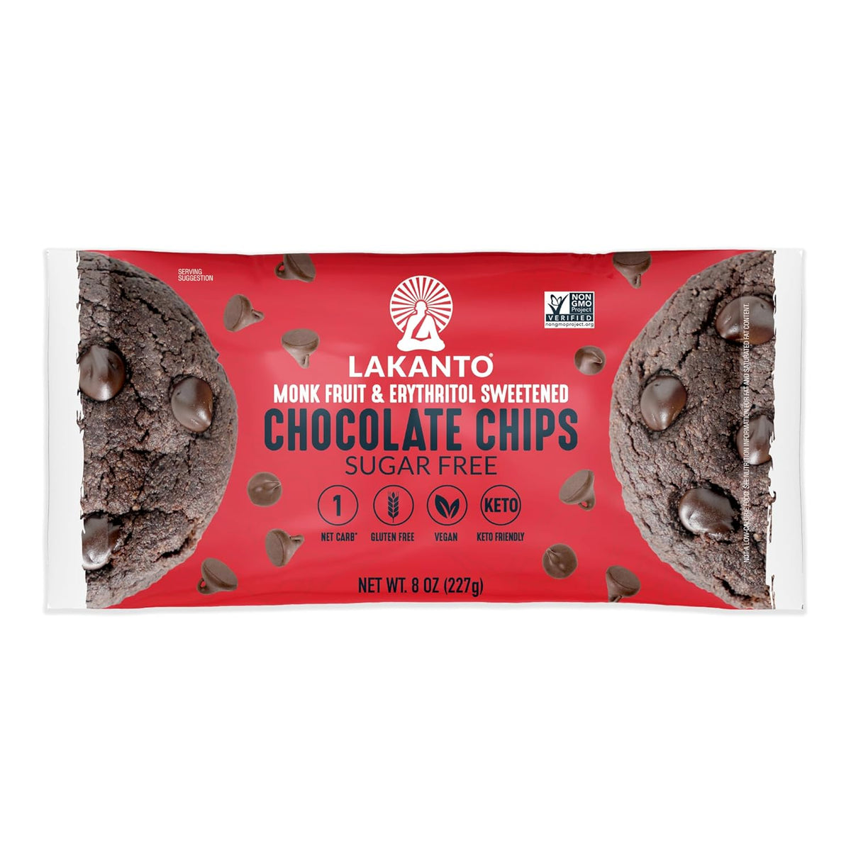 sweetened with monk fruit extract and non-gmo erythritol (0g added sugar)