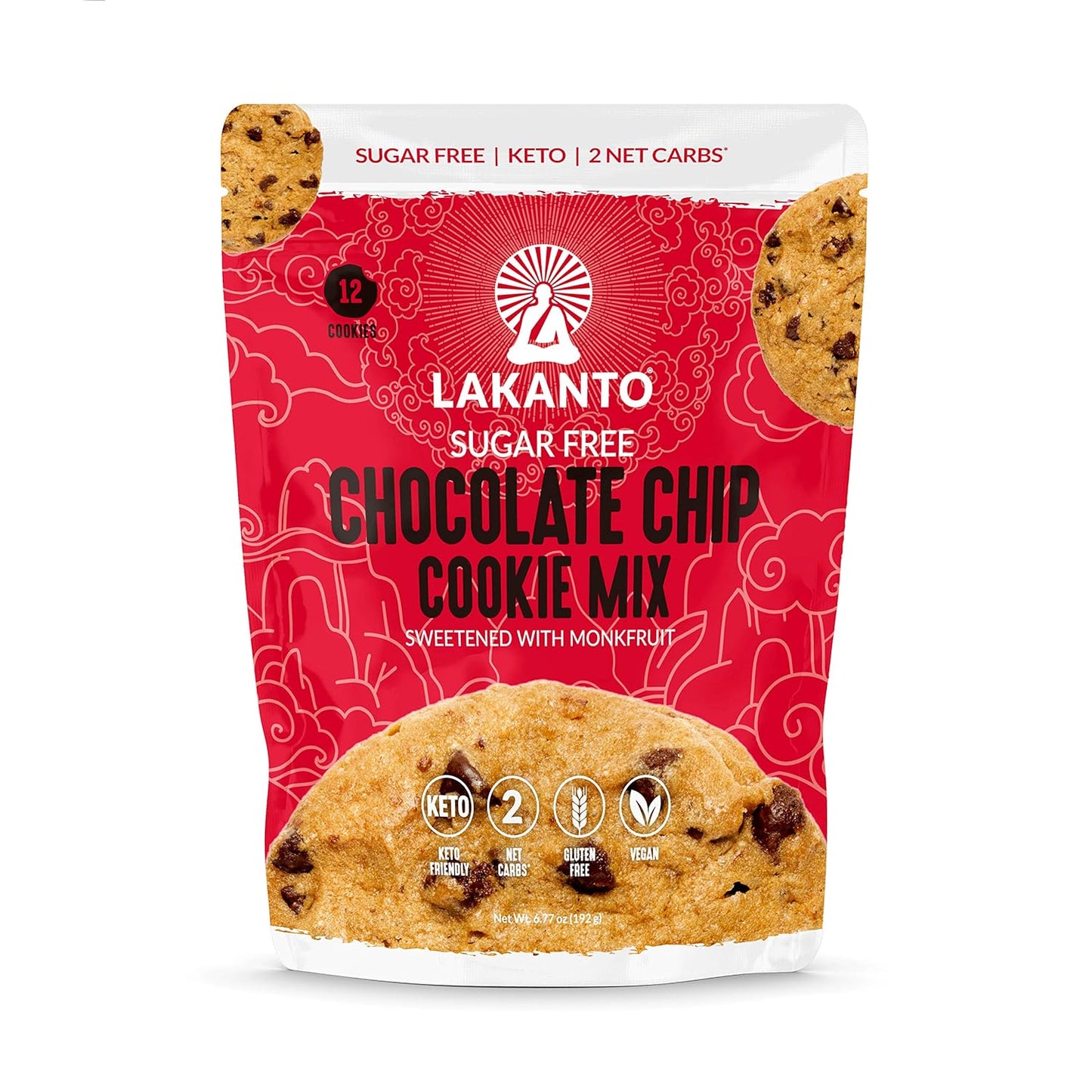 sweetened with monk fruit extract (zero glycemic impact)