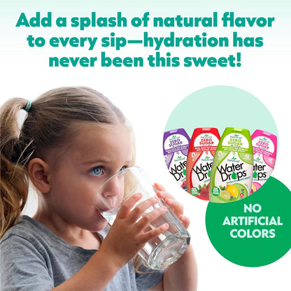 SweetLeaf Strawberry Kiwi Water Drops – Plant-Based Hydration Companion for Your Daily Wellness Ritual, Keto and GMO Free, Pack of 2