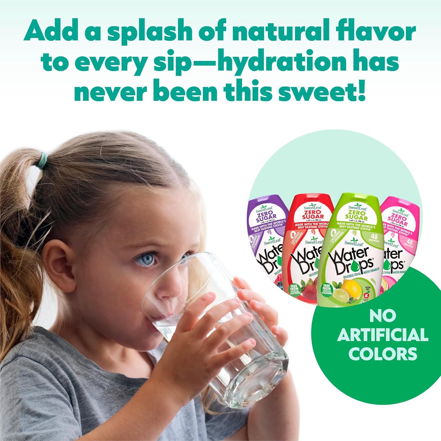 SweetLeaf Water Flavoring Drops – Stay Focused and Hydrated at the Office Desk with Strawberry Kiwi Stevia Drops, Pack of 2