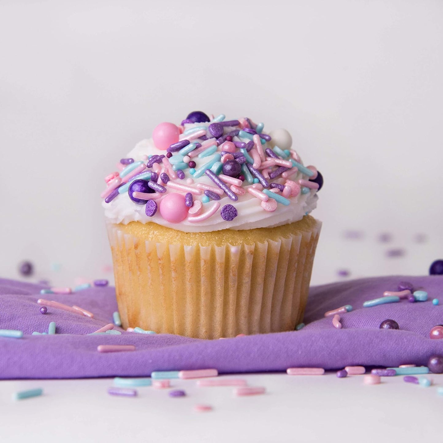 Sweets Indeed Sprinklefetti Gourmet Edible Sprinkle Mix in Reusable Keepsake Jar – Sophisticated Finishing Touch for Layer Cakes and Sugar Cookies