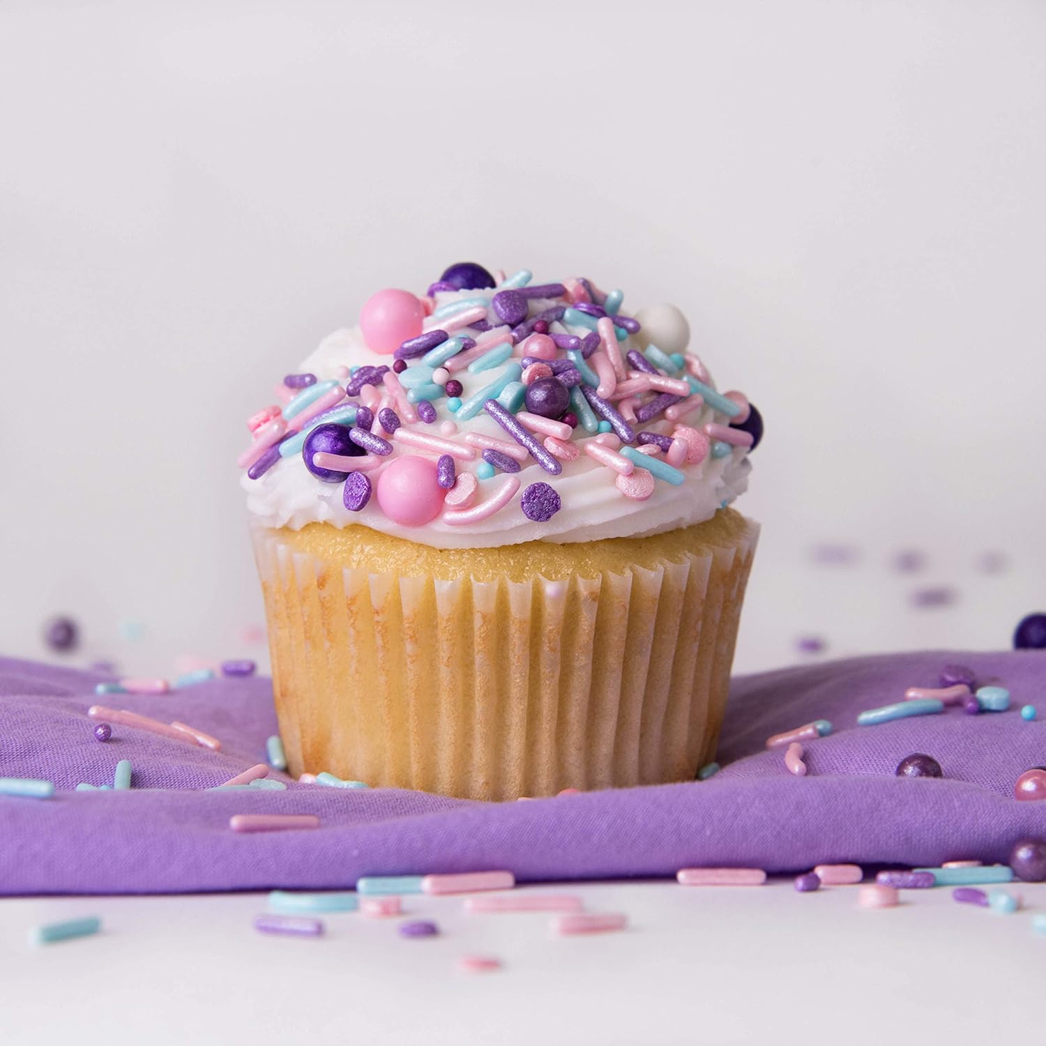 Sweets Indeed Sprinklefetti Gourmet Edible Sprinkle Mix in Reusable Keepsake Jar – Sophisticated Finishing Touch for Layer Cakes and Sugar Cookies