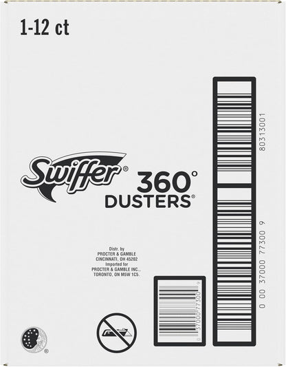 Swiffer Duster Kit with Extendable Handle for Home Office, Quick Dusting Between Video Calls and Focus Blocks