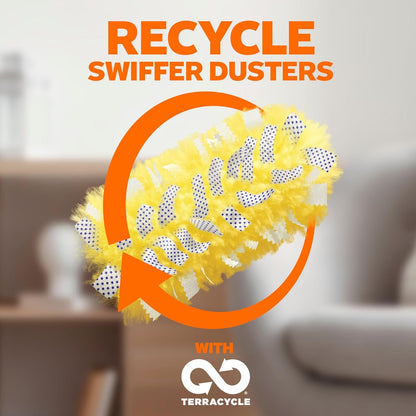 Swiffer Duster Kit with Extendable Handle for Home Office, Quick Dusting Between Video Calls and Focus Blocks
