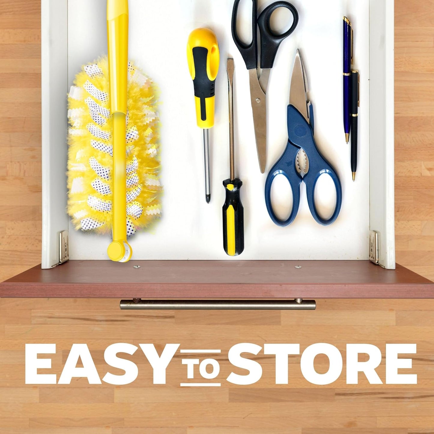 Swiffer Duster Kit with Extendable Handle for Home Office, Quick Dusting Between Video Calls and Focus Blocks