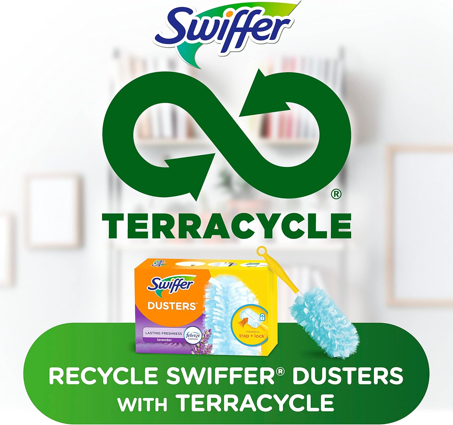 Swiffer Dusters Lavender Scent Refills – One-Tool Dusting for Clutter-Free Studios and Tiny Bedrooms