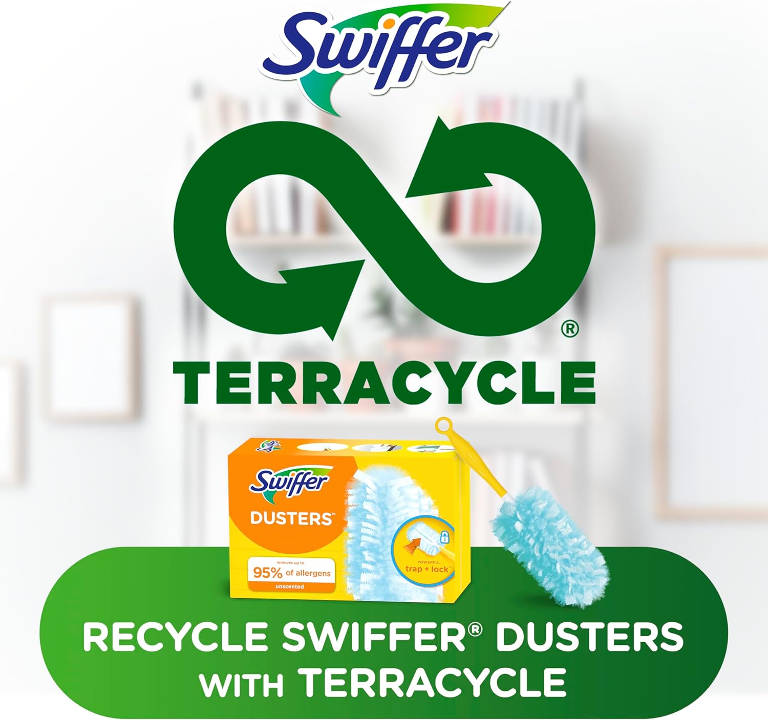 Swiffer Dusters Refills – Small Space and Studio Apartment Dusting, Compact Storage Friendly