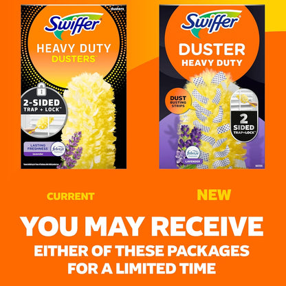 Swiffer Heavy Duty Duster Refills Lavender – Quick Weekly Dusting for Home Offices and Study Corners