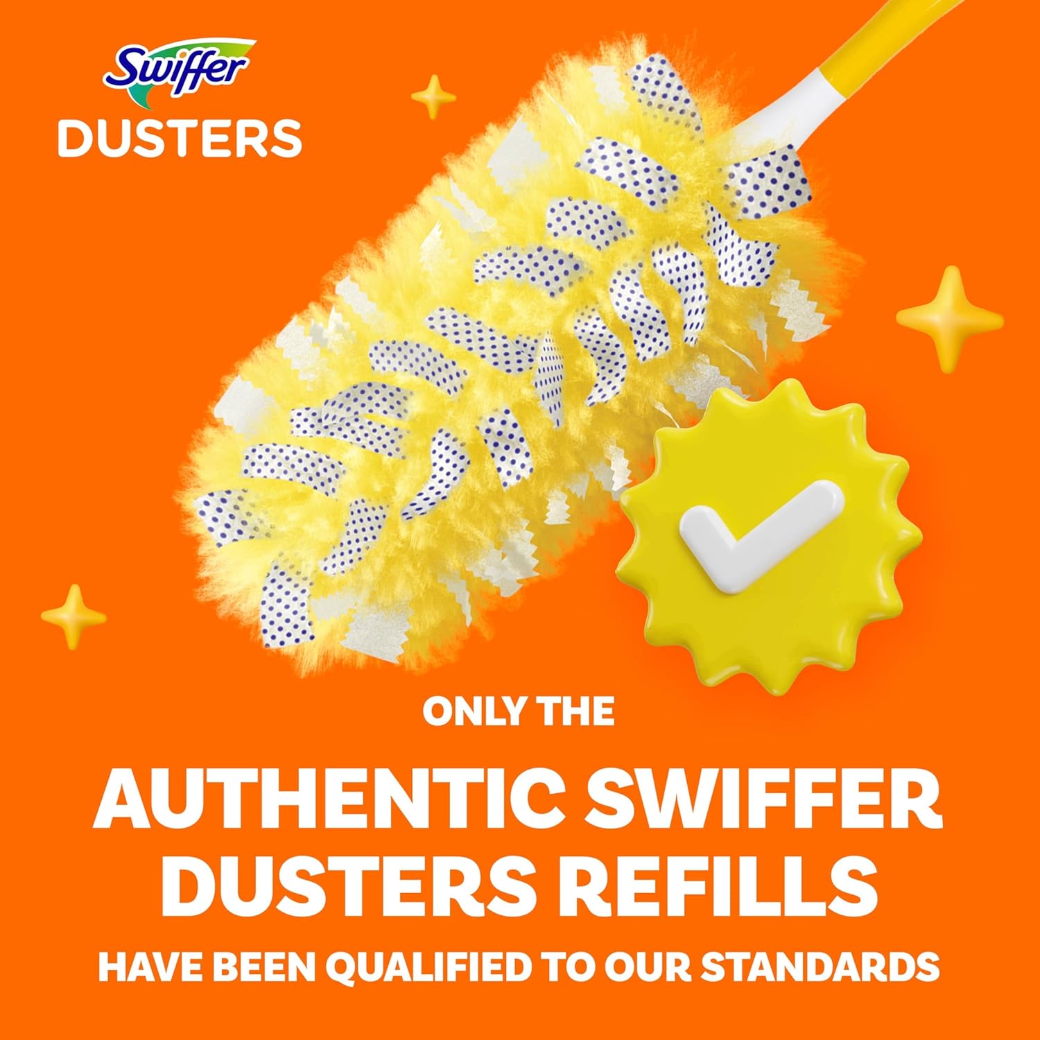 Swiffer Heavy Duty Duster Refills – Patio Furniture Dusting for Portable Use, Multi-Surface 11 ct