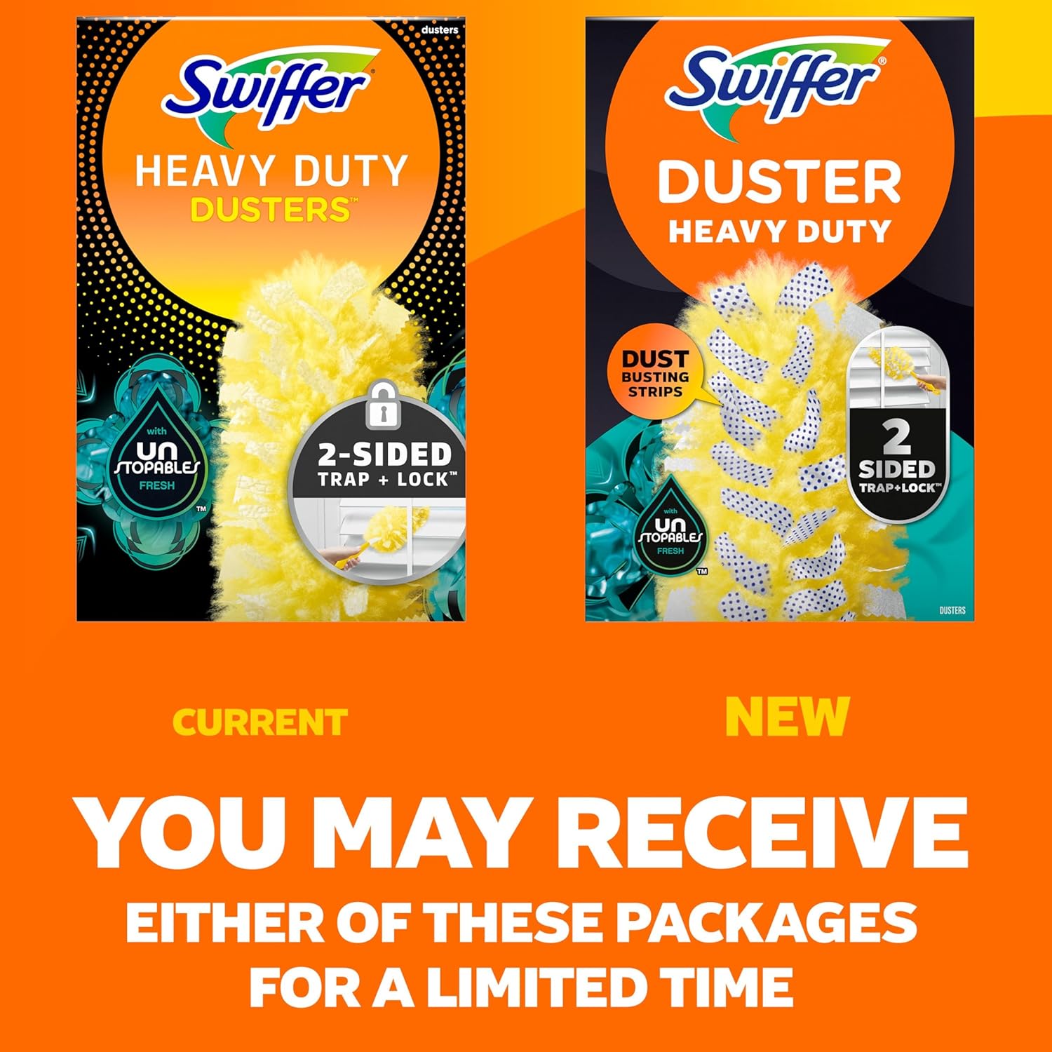 Swiffer Heavy Duty Duster Refills Unstopables Fresh Scent 11 Count for a Distraction-Free Home Office Reset