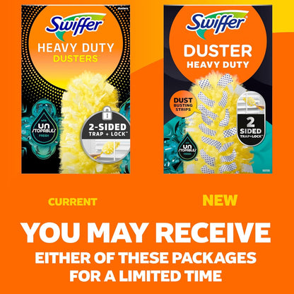 Swiffer Heavy Duty Duster Refills Unstopables Fresh Scent 11 Count for a Distraction-Free Home Office Reset