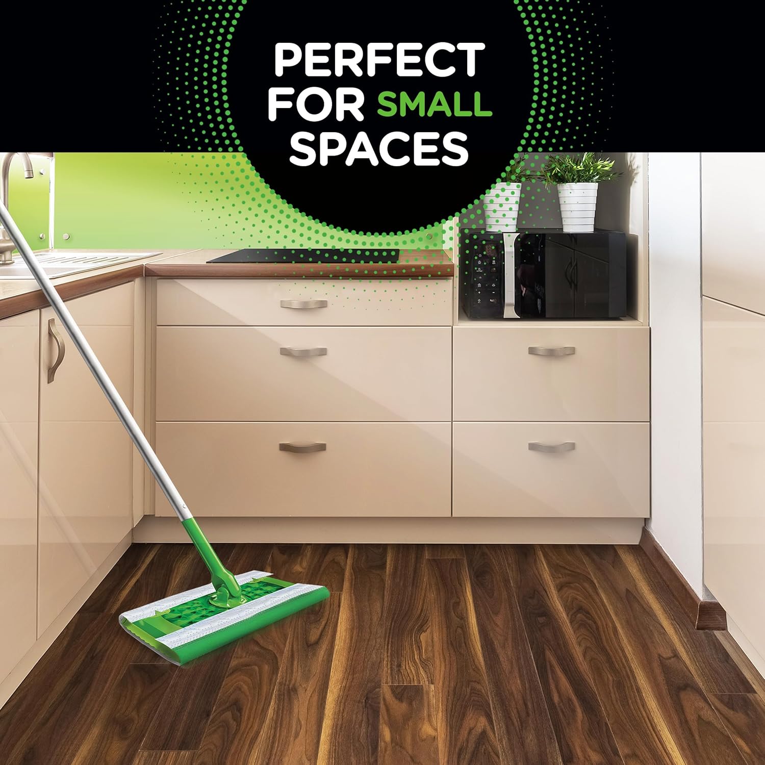 Swiffer Heavy Duty Mop Wet Pads for Stylish Bedroom Studio Refresh, Multi-Surface Floor Mopping, 20 Count