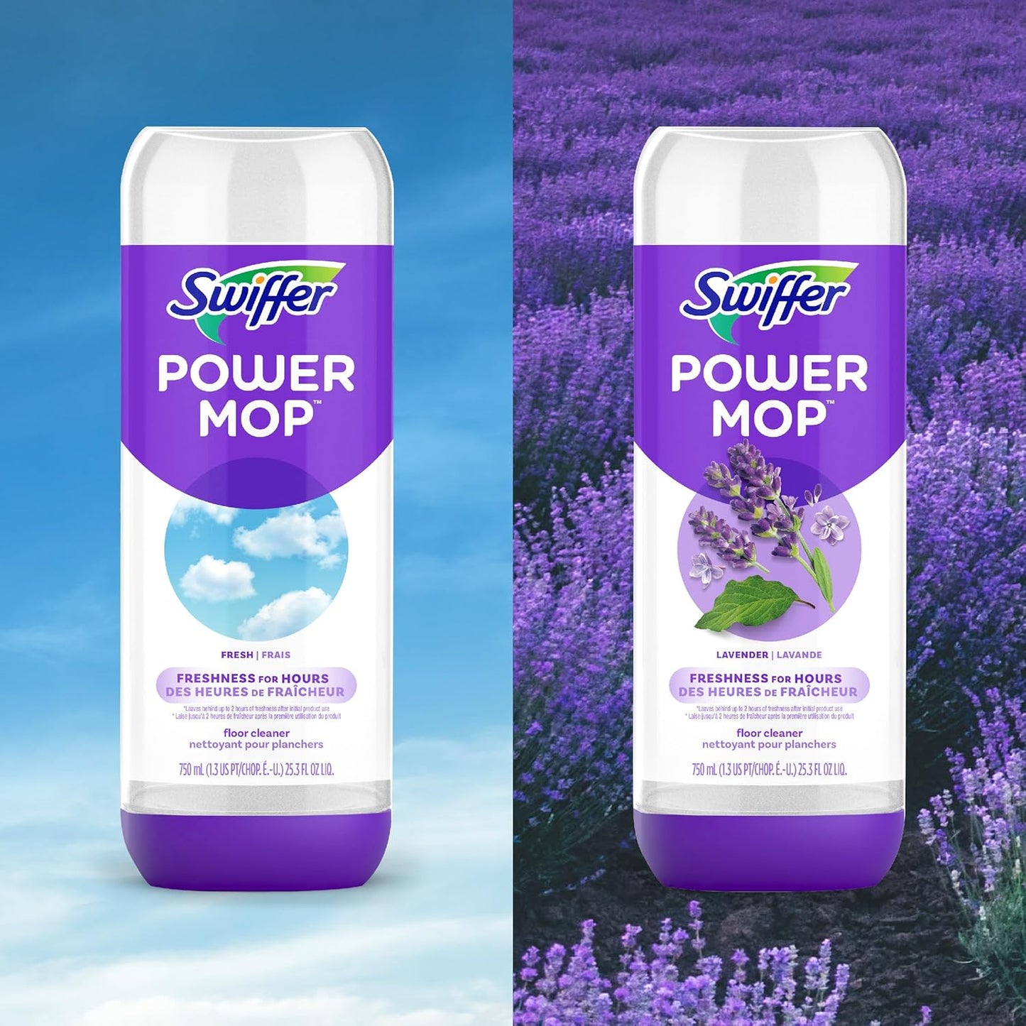 Swiffer PowerMop Floor Cleaning Solution Refills – Nursery and Playroom Floor Mop, Sealed Hardwood Safe for Family Homes