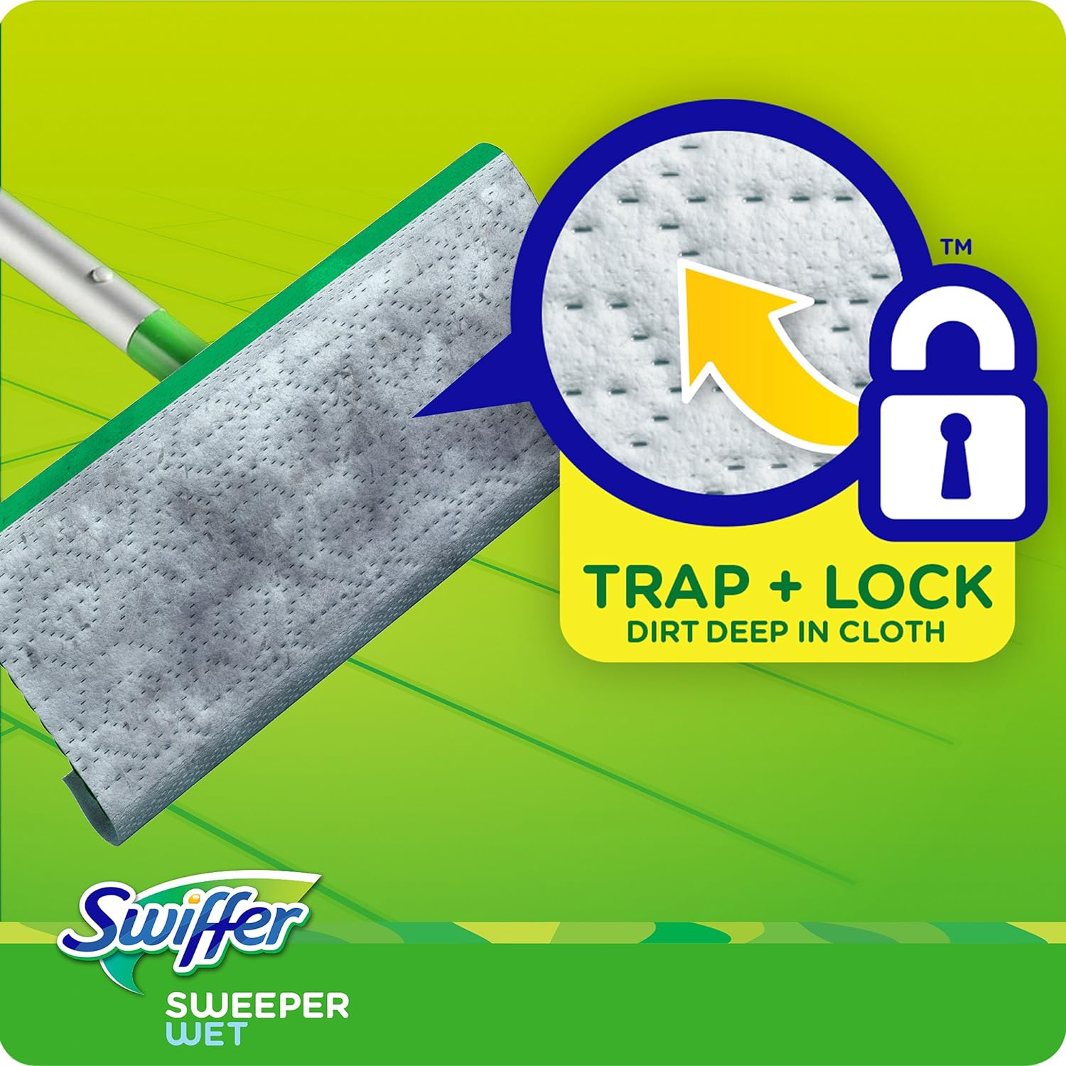 Swiffer Sweeper Wet Mop Refills – Febreze Lavender Housewarming Gift for Her, Lavender Scented Floor Cleaning Cloths, 36 Count