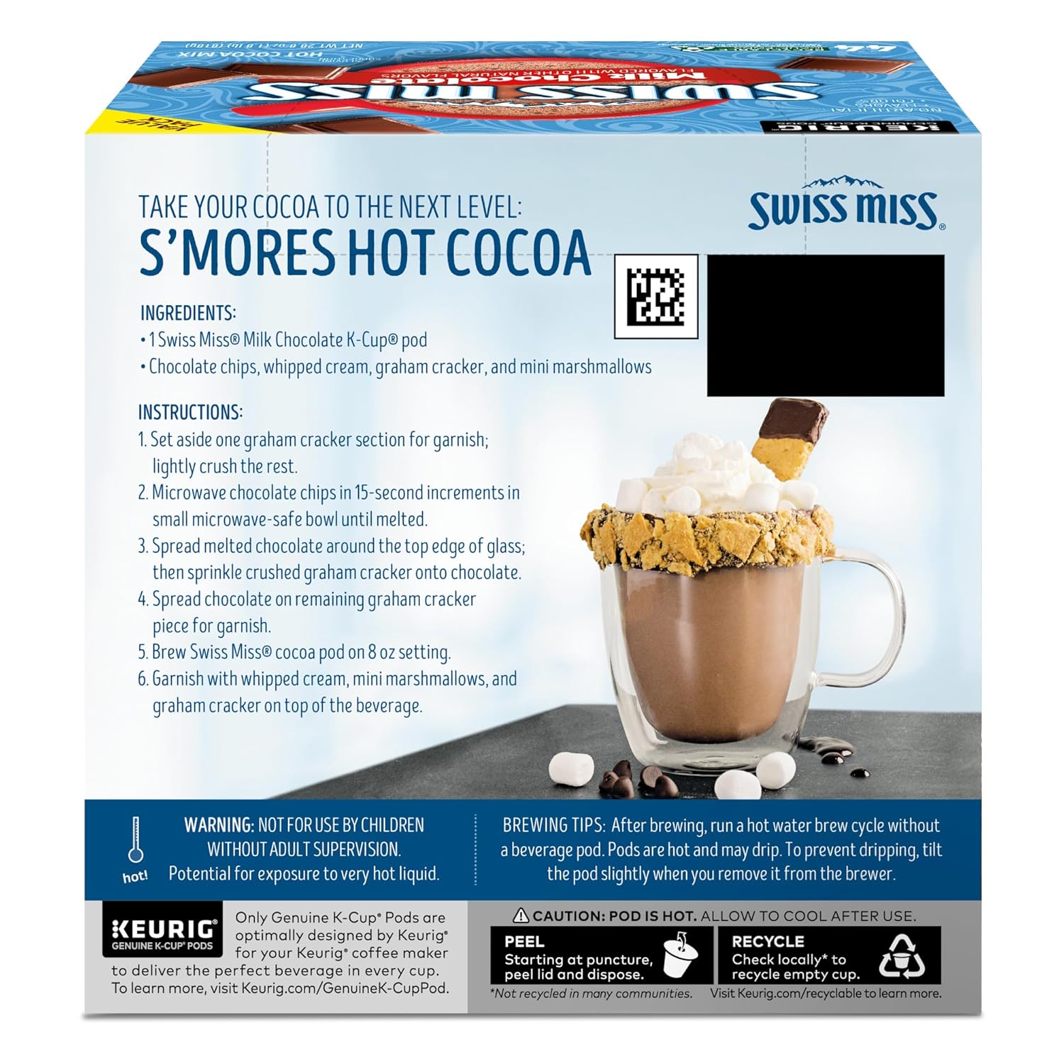 Swiss Miss Keurig Hot Chocolate Pods – Safe Nursery and Playroom Warm Drink for Young Children