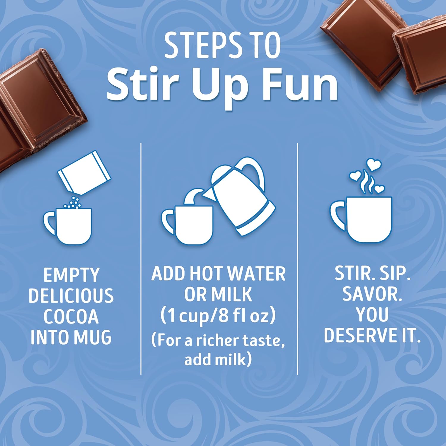 Swiss Miss Single-Serve Cocoa Packets – Christmas Care Package for Grandchildren