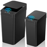 KOEYLE 2-Pack Motion Sensor Waste Bin – Discreet Office Bin for Focused Work Sessions