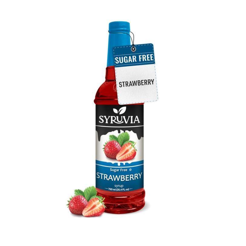 Syruvia Sugar Free Lavender Syrup – Decorative Flavoring Bottle for Cozy Coffee Stations, Breakfast Nooks, and Living Room Beverage Carts